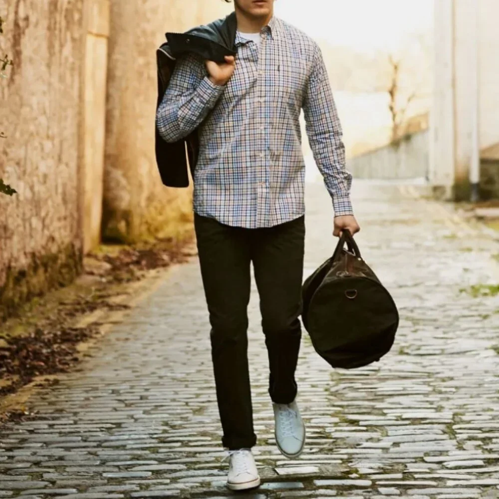 Barbour Classic Wax Holdall in Navy Great Gift ! MSRP$295